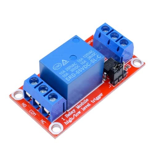 Image of DollaTek 5V 1-Channel Relay Module Board Shield with optocoupler Support High and Low Level Trigger