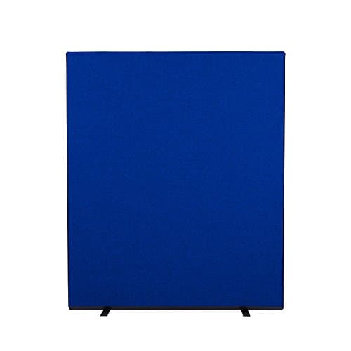 Image of Panelwarehouse Office Screens 1800mm W x 1500mm H Blue Woolmix Fabric