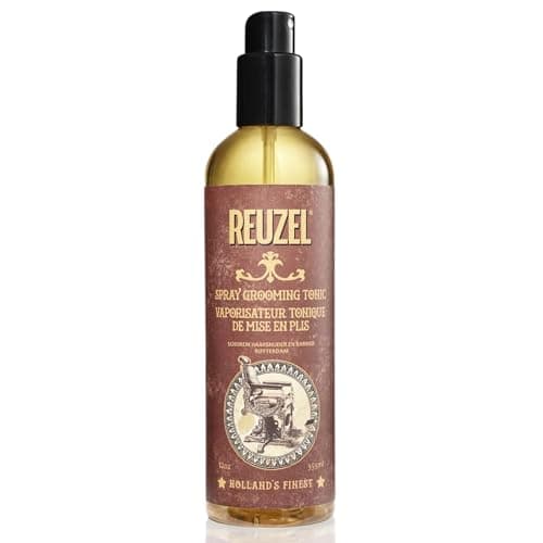 Image of Reuzel Hairspray Grooming Tonic - Subtle Apple, Peppermint Fragrance - Perfect for Blow Drying - Ideal for Volume, Lift and Texture - Low Shine - Protects Hair from All Thermal Styling - 355 ml