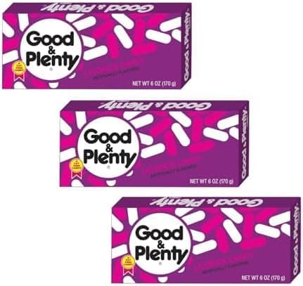 Image of Good & Plenty Licorice Candy Theatre Box 170g,Pack of 3