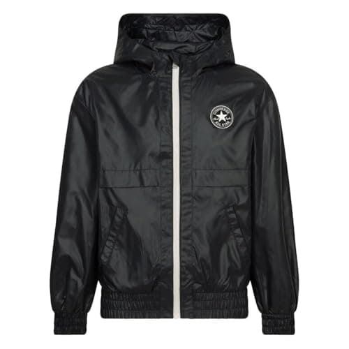 Image of Converse Boy's Light Weight Jacket Black, Black, 10-12 ans