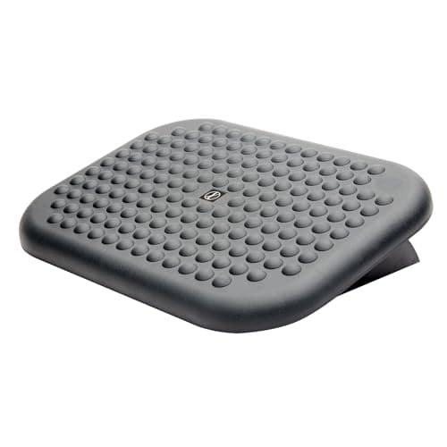 Image of Fellowes Foot Rest Under Desk - Everyday Foot Support Ergonomic Foot Rest with Non-Slip Base - Foot Rest Stool for Office & Home - Black - Amazon Exclusive