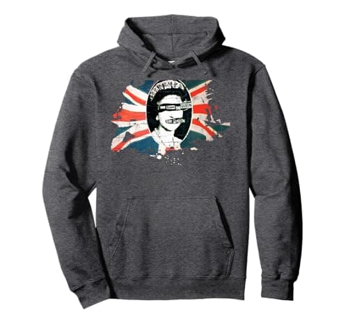 Image of Sex Pistols Official Flag God Save The Queen Pullover Hoodie