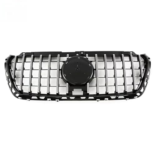 Image of Radiator Grille For Mercedes For Benz For Sprinter W907 2018-2022 GT Vertical Bar Grille Front Grill Chrome ABS Upgrade OEM Fit Chassis Code Front Grill(Plating Black)