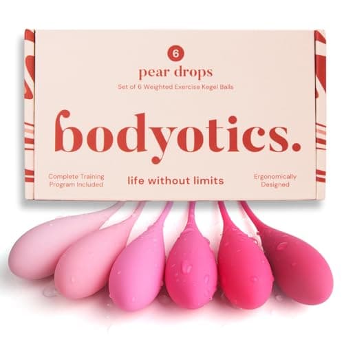 Image of Bodyotics Kegel Pelvic Floor Muscle Trainer for Women - Supports Pelvic Fitness and Muscle Strength - Kegel Training Set for Women - 6-Piece Set for Beginners