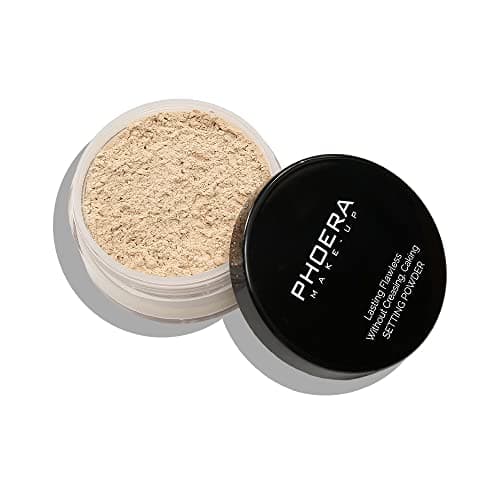 Image of ABRUS - Translucent Makeup Setting Matte Face Powder + Setting Powder Puff, Long Lasting Translucent Setting Powder Lightweight Foundation Make Up Fixer (02 Cool Beige (14 Gram))