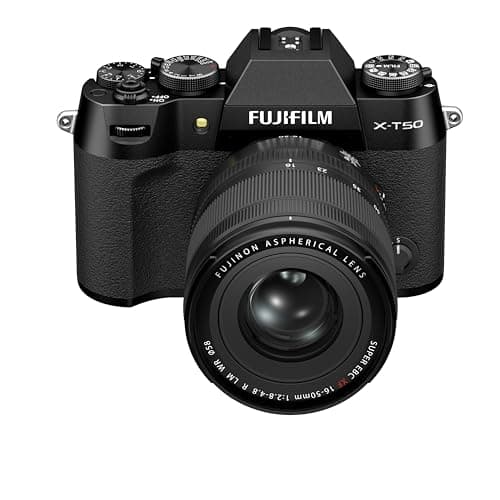 Image of FUJIFILM X-T50 Black with XF16-50mm Lens kit