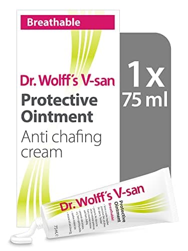Image of Dr. Wolff's V-san Protective Ointment 1x 75ml | Anti Chafing Cream for External Intimate Area | Helps and Aids Healing of Skin Irritaion Due to Chafing