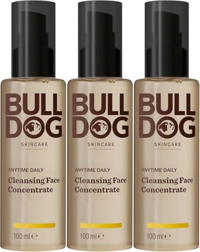 Image of BULLDOG SKINCARE - Anytime Daily Cleansing Concentrate for Men | Face Wash 100ml x 3 Pack