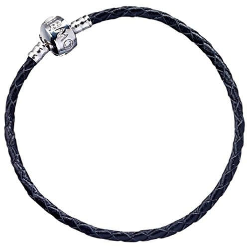 Image of XS- CHILD SIZE 17cm Official Harry Potter Black Leather Charm Bracelet for Slider Charms
