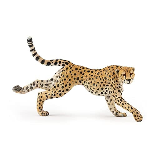 Image of Papo - Realistic Running Cheetah Figure Toy for Kids - Ages 3+ - Wild Life Collection - Educational Play Animal Speed - Gift Idea Toy for Girls and Boys - 12.5 Cm