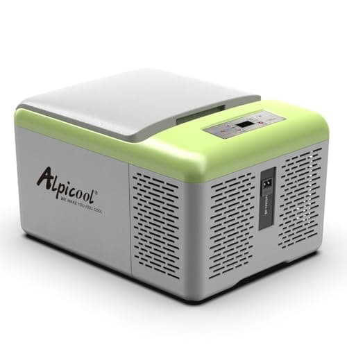 Image of Alpicool C9PT 9L Compressor Car Fridge Freezer, DC 12v Camping Refrigerator, Portable Mini Cool Box for TruckCampervanRVBoat, -20℃ to 20℃