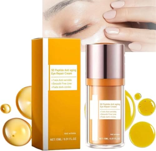 Image of Papa Feel Eye Cream,5D Peptides Anti-aging Eye Repair Cream, Instant Firming Eye Cream,Eye Serum with Peptides and Niacinamide,Smooth Fine Lines, Removes Dark Circles (1)