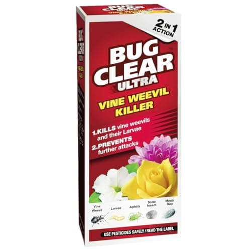 Image of Ultra Vine Weevil Killer 480ml – Concentrated Insecticide for Effective Control of Vine Weevils in Pots and Borders, Protects Ornamental Plants and Shrubs with Long-Lasting Systemic Action – Pack of 1
