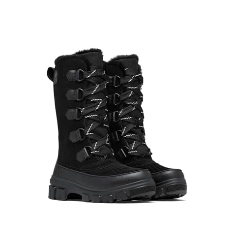 Image of Sorel Womens Torino Tall Wp Fashion Boot, Black Natural, 7 UK