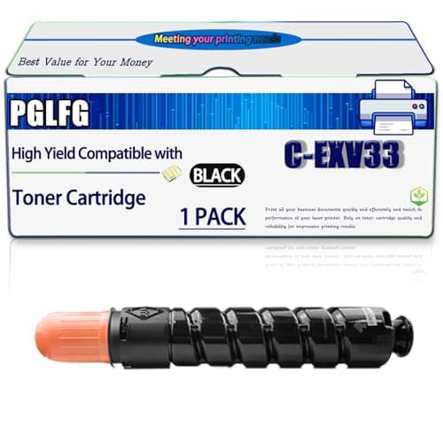 Image of Compatible for Canon C-EXV33 Toner Cartridge Work for imageRUNNER 2520 IR-2530 IR-2525 Printers, High Yield 8500 Pages, with Chip (1 Pack Black)