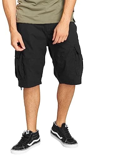 Image of Vintage Industries Terrance Shorts Black - Black - XXXL