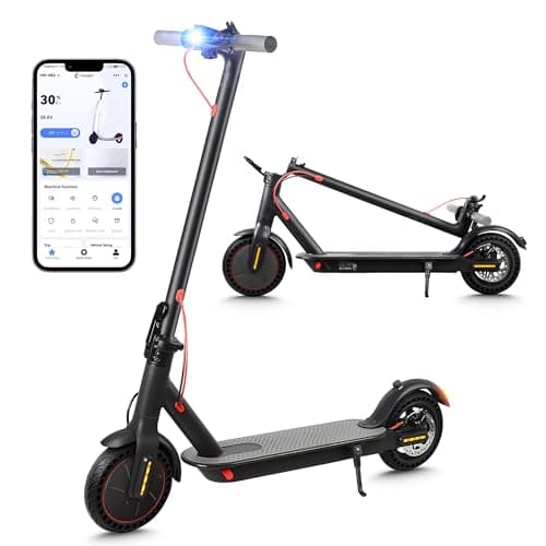 Image of Electric Scooter for Adult - Mankeel 350W Motor, Foldable Electric Scooter with 8.5Inch Solid Tires, 30Km Long Range, APP Control, Max Speed 20Km/h, E-Scooter for Teen and Adults