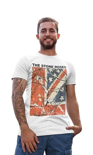 Image of Roses T-Shirt - Waterfall Single Cover Image Vintage Style in White