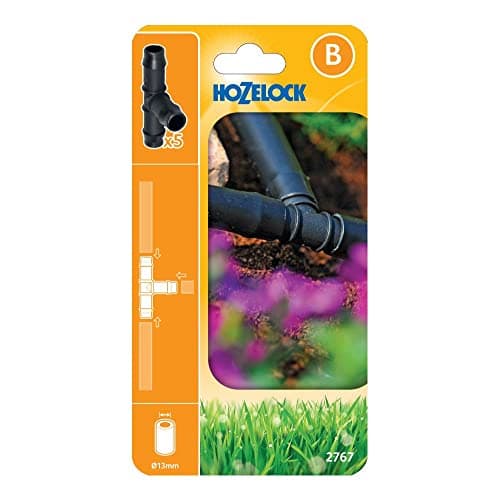 Image of Hozelock MICRO T Piece Connector 1/2" / 12.5mm Pack of 5
