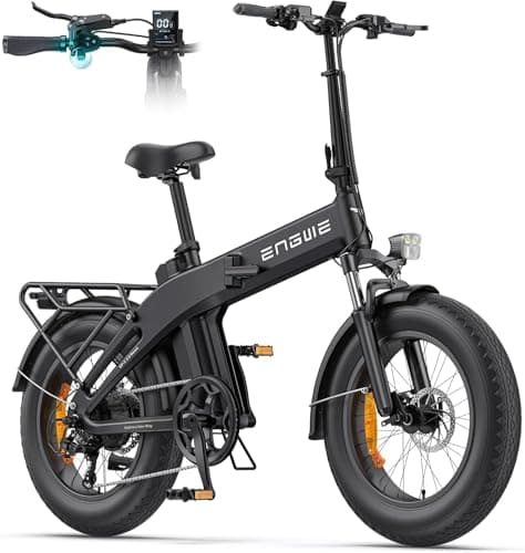 Image of ENGWE EP-2 3.0 Boost E-Bike Folding Bike, 48V 13.5Ah Battery up to 120km, Torque Sensor & Foldable Design with Hydraulic Brakes and APP for Any Terrain (Black.)