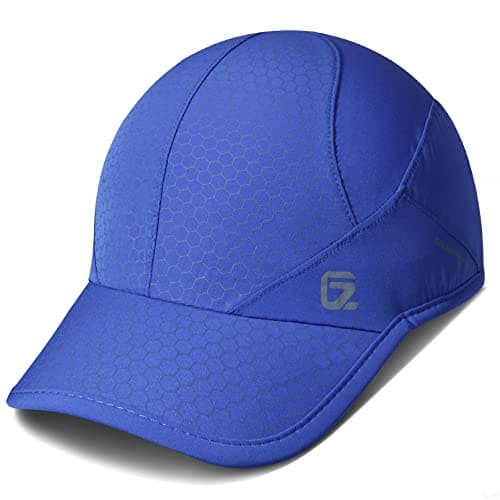Image of Sport cap,Soft Brim Lightweight Waterproof Running Hat Breathable Baseball Cap Quick Dry Sport Caps Cooling Portable Sun Hats for Men and Woman Performance Cloth Workouts and Outdoor Activities Blue