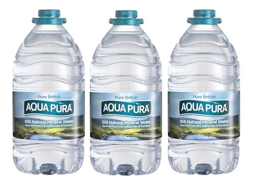 Image of Aqua Pura Still Natural Mineral Water | 5L (Pack of 3) | Pure British | Groundwater | Natural Refreshment | Stay Cool and Refreshed