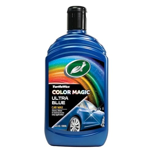 Image of Turtle Wax 52709 Color Magic Car Paintwork Polish Restores Colour & Shine Blue 500ml