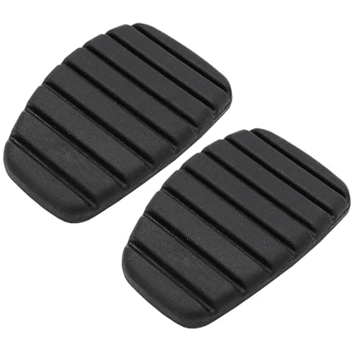 Image of BIAREN 2x Brake And Clutch Pedal Pads Rubber Covers For Renault Clio Megane Kangoo Laguna Modus Espace Trafic Vauxhall Opel Vivaro Nissan Primastar 7700416724 4653100QAC 91159860 (Manual Vehicles)