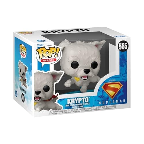 Image of Funko POP! Movies: DC - Superman - Krypto - Collectable Vinyl Figure - Gift Idea - Official Merchandise - Toys For Kids & Adults - Model Figure for Collectors and Display