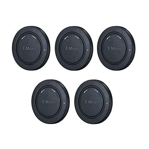Image of JJC Body Cap for Sony Camera and Camcorder Body with E Mount System (5 x Pack) [See Description for More Compatibility]