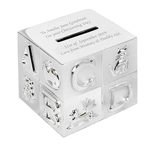 Image of Custom Amazon ABC Money Box Silver