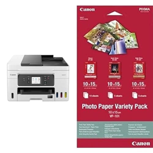 Image of Canon MAXIFY GX4050 Printer for Home/Office Use - Colour Printers & Scanners All-in-One Wireless | MegaTank Inkjet Printer, Copier, Scanner & Fax | WiFi, Ethernet & USB Connectivity A4 Printer