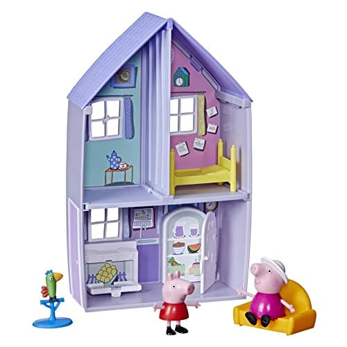 Image of Peppa Pig Peppa’s Grandparents’ House Preschool Toy; Playset Includes 2 Figures and 3 Fun Accessories; for Ages 3 and Up, Multicolor