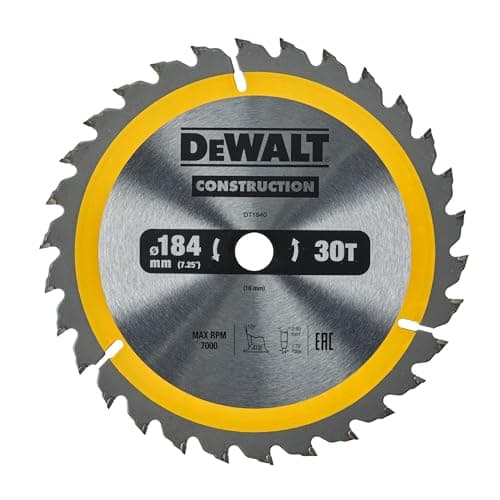 Image of Portable Construction Circular Saw Blade 184 x 16mm x 30T
