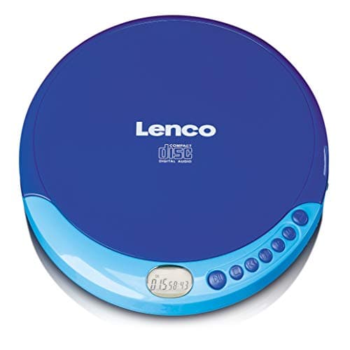 Image of Lenco CD-011 Portable CD Player/Walkman/Diskman/CD Walkman, blue