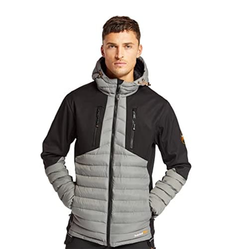 Image of Timberland Pro Mens Hypercore Hybrid Insulated Jacket Grey/Black