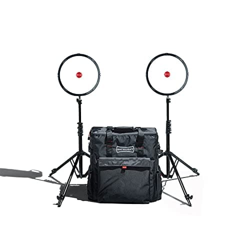 Image of Rotolight AEOS 2 Ultimate Kit – A Portable 2 Light RGBW LED Bundle for Photography and Videography with Built-in HSS Flash