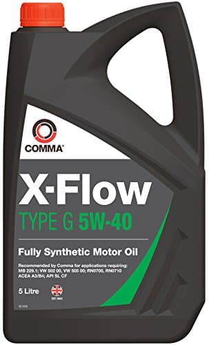 Image of Comma XFG5L 5L X-Flow Type G Fully Synthetic 5W40 Motor Oil