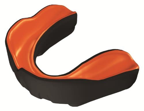 Image of Makura Ignis Mouthguard (Black Granite/Molten Orange, Junior)
