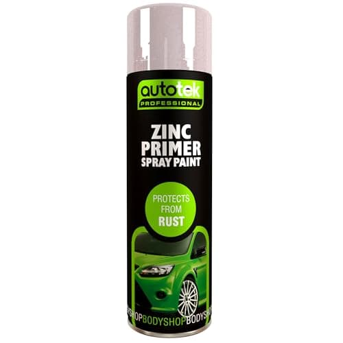 Image of Autotek Professional Protects From Rust Spray Paint, Zinc Primer, 500 ml