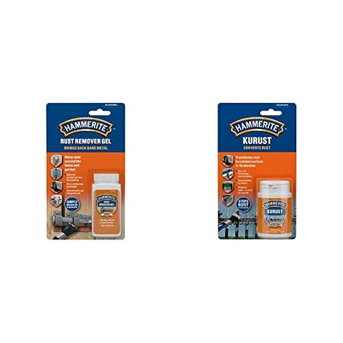 Image of Hammerite 5092868 100ml Rust Remover Gel Blister & 5092819 6100244 90ml Kurust