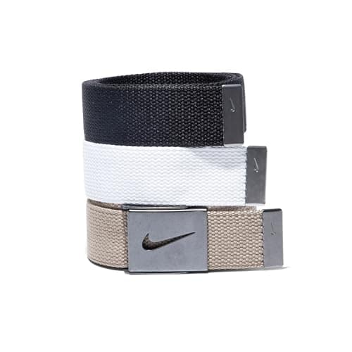 Image of NIKE Men's 3 Pack Golf Web Belt