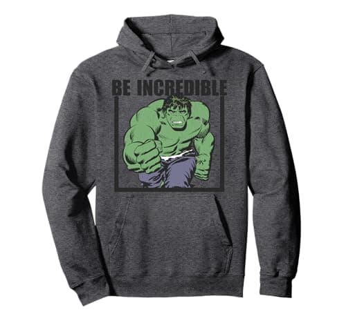 Image of Marvel Hulk Be Incredible Adult Pullover Hoodie