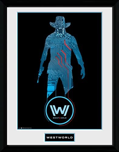 Image of GB eye LTD, Westworld, Silhouette, Framed Print 30x40cm, Wood, Various,