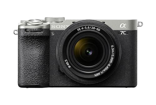 Image of Sony Alpha 7CII Full-Frame Mirrorless Camera, (Silver) + Sony SEL2860 Compact Standard Zoom Lens