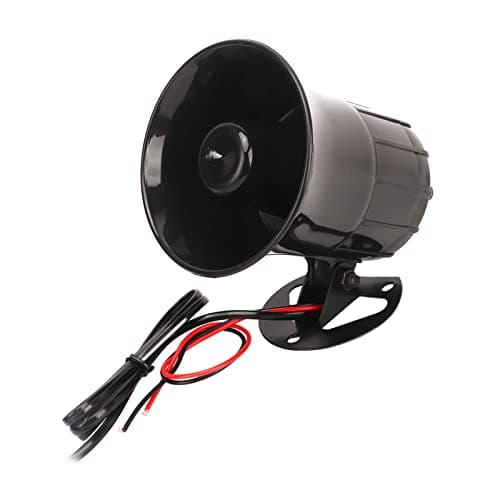Image of Kelawoly 3 Tone Siren, Plastic Electric Air Horn 12V 120 DB Car Warning Alarm, 3 Sound Modes Duck Ambulance, Rainproof Dust Proof for Cars Trucks Drivers