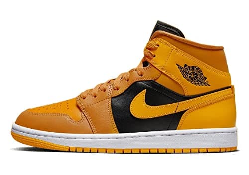 Image of Air Jordan 1 Mid UK 6.5 Chutney Black