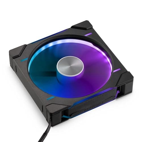 Image of Phanteks D30 Reverse Airflow 140mm DRGB PWM Fan - Optimised Cooling with Digital RGB Lighting, Black