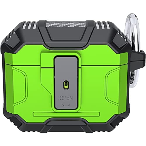 Image of AKABEILA Case for AirPods 3 Case Cover with Carabiner, Pop-up AirPods 3 2021 Charging Case Dual Layer Air Pod 3 Case Support Wireless Charging